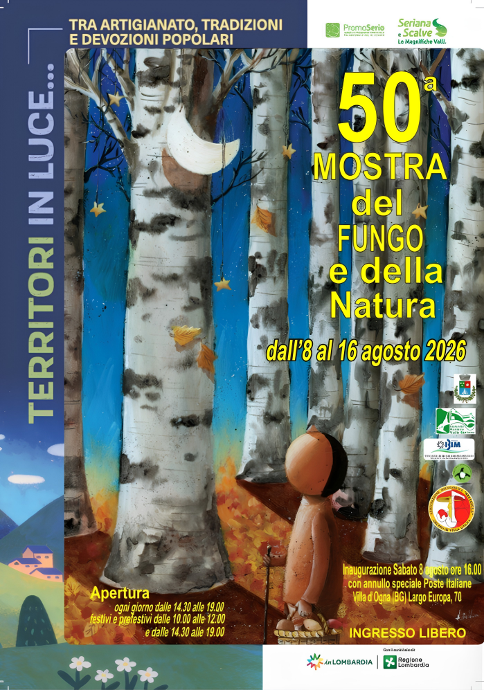 50ª Mostra del Fungo e della Natura a Villa d'Ogna